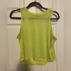 Yellow Athleta Lightweight Tank Top